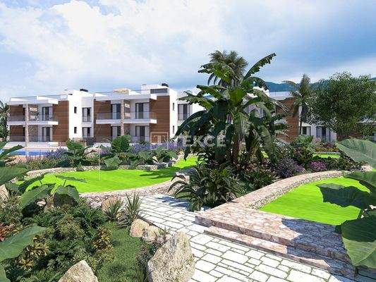 Seaview Apartments Close to Golf Courses in Girne Karaağaç