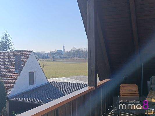 Balkonblick nach Schrobenhausen