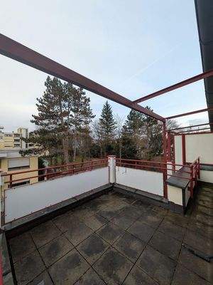 Balkon, Blick nach Nordwest