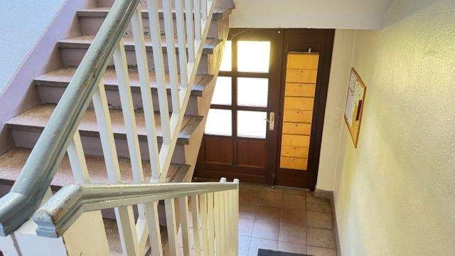 Treppenhaus zu den einzelnen Wohnbereichen