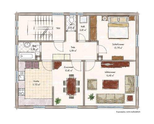 Grundriss Erdgeschoß