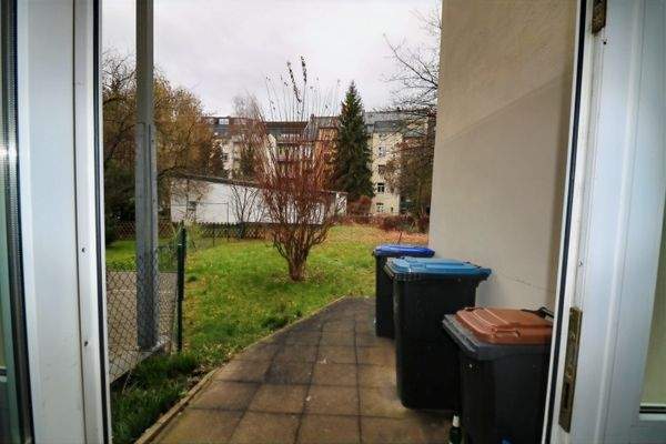 Blick in den Hinterhof