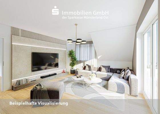 Wohnzimmer im Obergeschoss