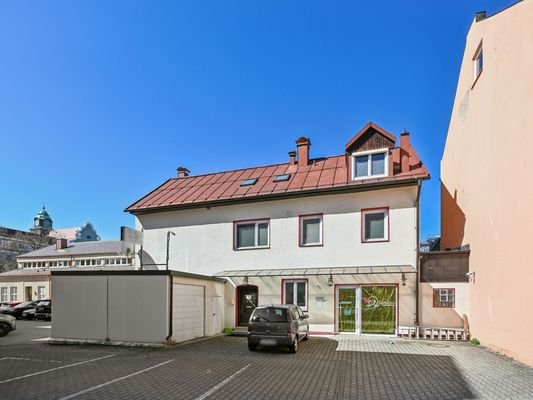 Ansicht-Garage-Eingang
