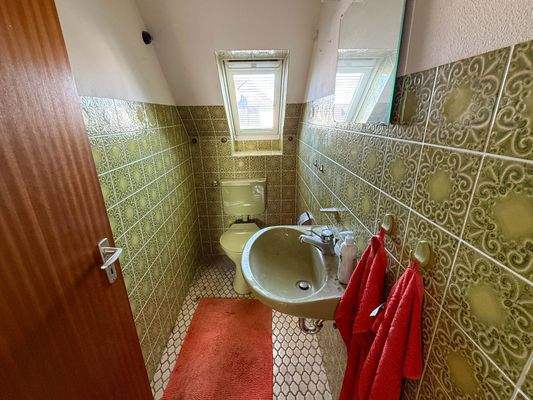 WC im Dachgeschoss