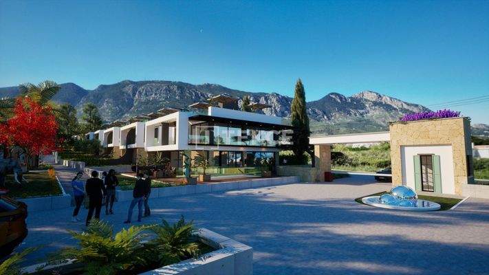 Villas with Sea Views in a Central Location in Lapta