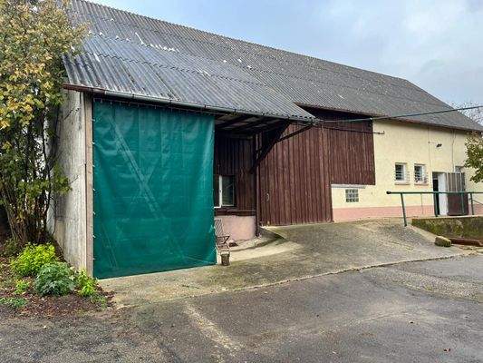 Die Scheune von aussen