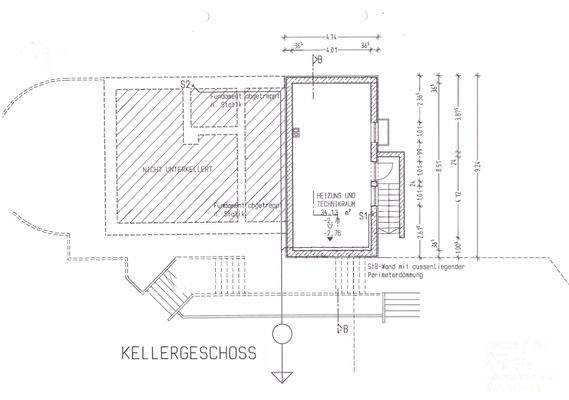 Grundriss Keller