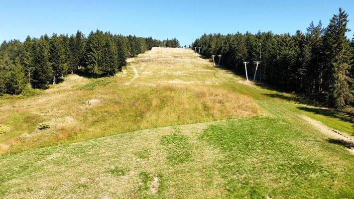 Skilift Blick nach oben