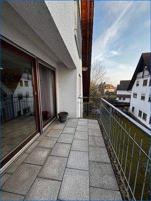 Aussicht großer Balkon