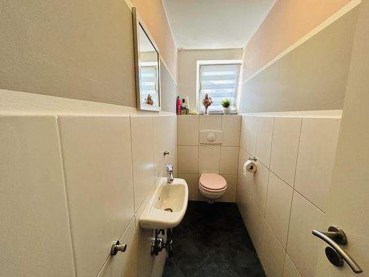 Gäste WC im Erdgeschoss