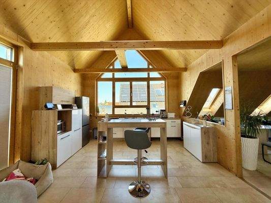 Offener Wohn-, Ess-, Kochbereich