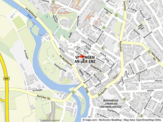 Geolyzer Kartenausschnitt