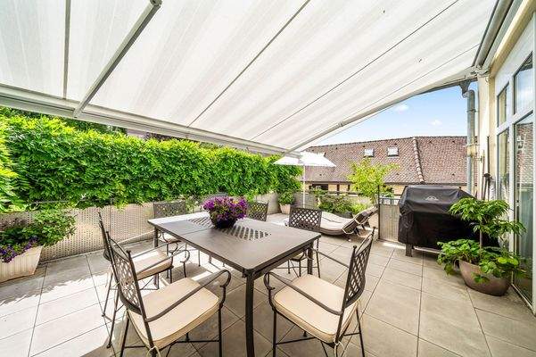Ca. 40 Quadratmeter Dachterrasse