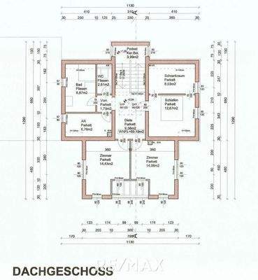 Grundriss Obergeschoss