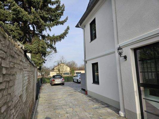 Zufahrt Stellplatz