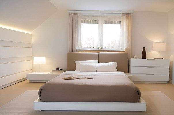 Schlafen visuell eingerichtet