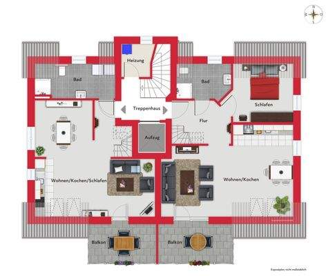 Grundriss Dachgeschoss