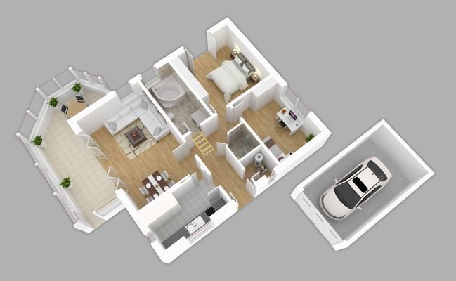 Grundriss 3D