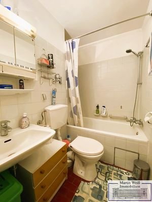 Blick in das Badezimmer