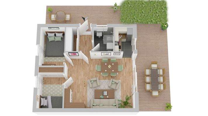 Grundriss (nicht maßstabsgetreu)