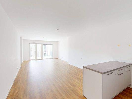 Ansicht II: Wohn- und Esszimmer