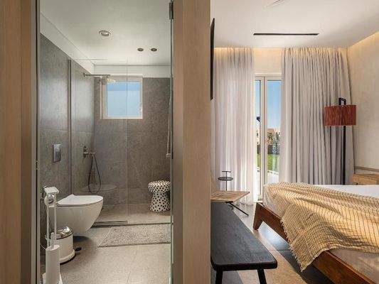 Kreta, Tersana: Wunderschöne Villa mit atemberaubendem Meer- und Sonnenuntergangsblick zu verkaufen