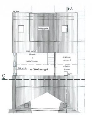 Grundriss Spitzboden