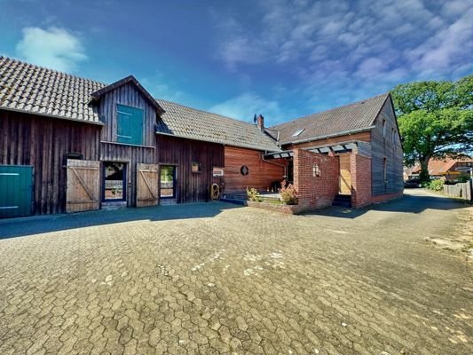 Innenhof Rückansicht-Haus