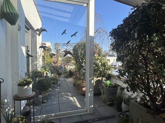 Balkon mit Wintergarten