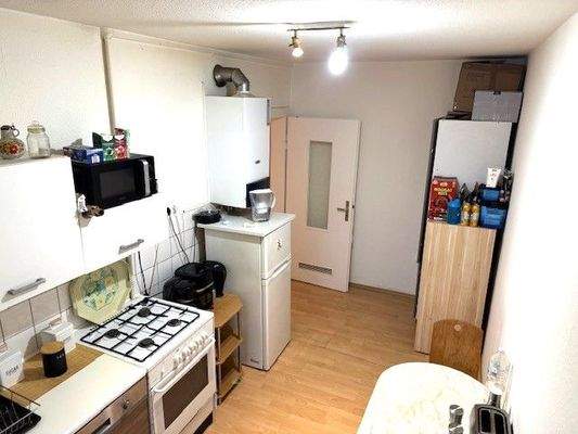 Küche vom Fenster fotografiert