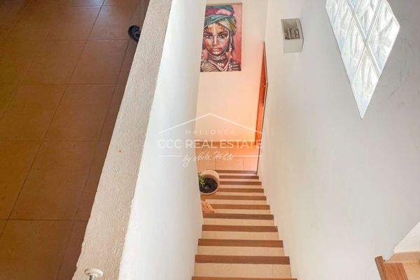 Treppen zum zweiten Obergeschoss