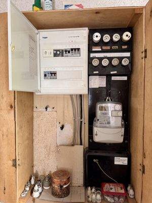 Zähler- und Sicherungsplatz im OG