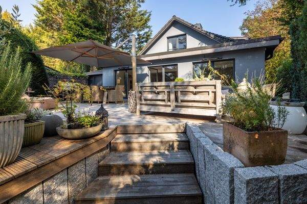 Blick auf die Terrasse