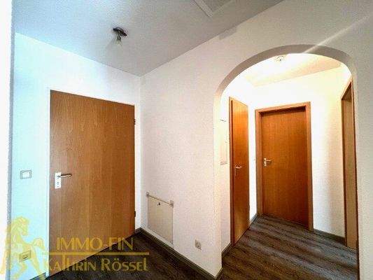 Flur Blick auf die Wohnungstür