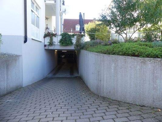 Zufahrt zur Tiefgarage