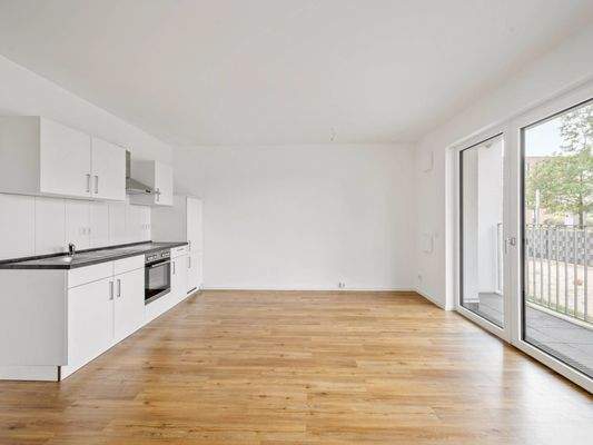 Ansicht II: Wohn- und Esszimmer