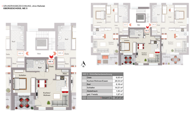 Grundriss WE 5