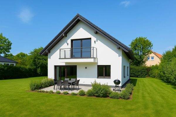 Visualisierung mit pflegeleichtem Garten 