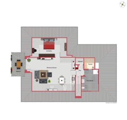 Grundriss Dachgeschoss