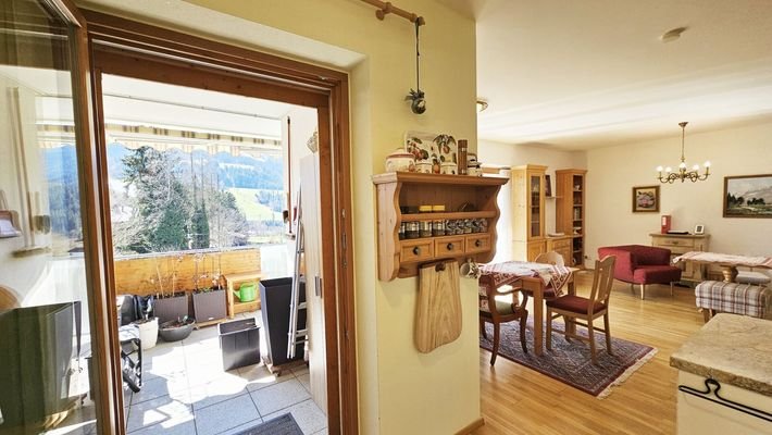 Koch/Wohn/Essraum, Schöne 3-Zimmerwohnung mit Stellplatz, Scheffau