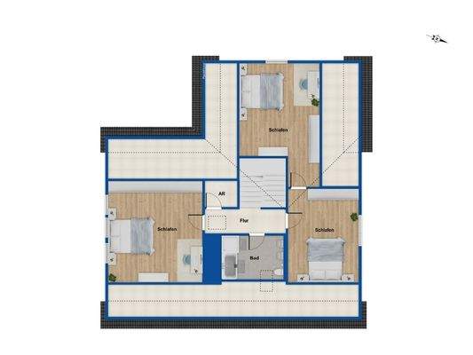 Grundriss Dachgeschoss