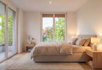 Elegantes Schlafzimmer (visualisiert)