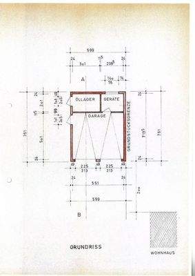 Grundriss Nebengebäude