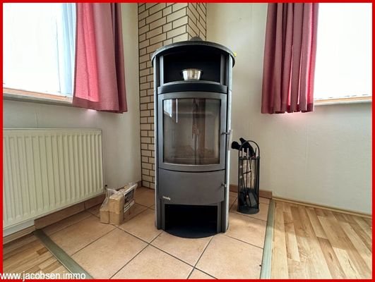 Ofen im Wohnzimmer