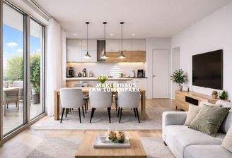 Whg. Nr. 3 OG Wohn-Ess-Bereich mit Balkon