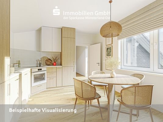 Küche im Obergeschoss