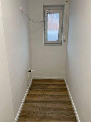 Abstellraum kurz vor Fertigstellung 