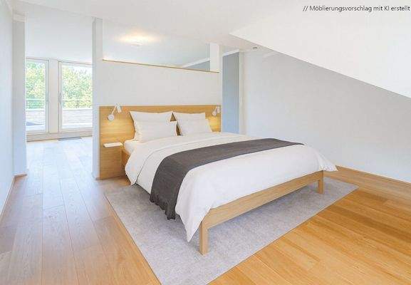 Schlafbereich Dachgeschoss