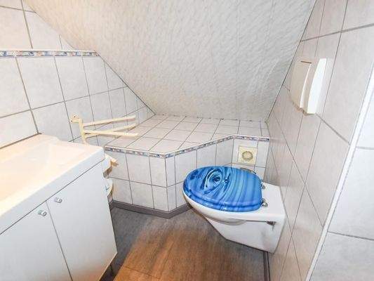 WC im Dachgeschoss